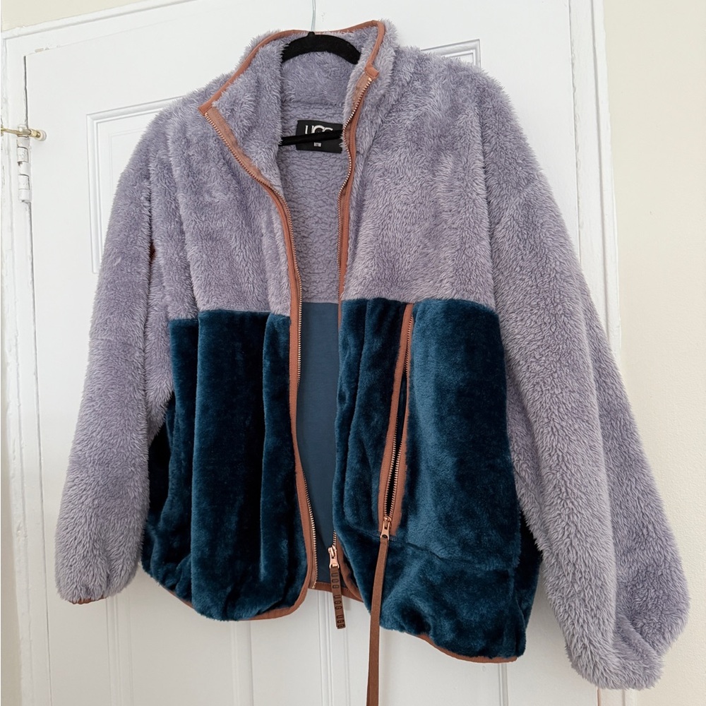 UGG Cozy Two-Tone Fleece Jacket